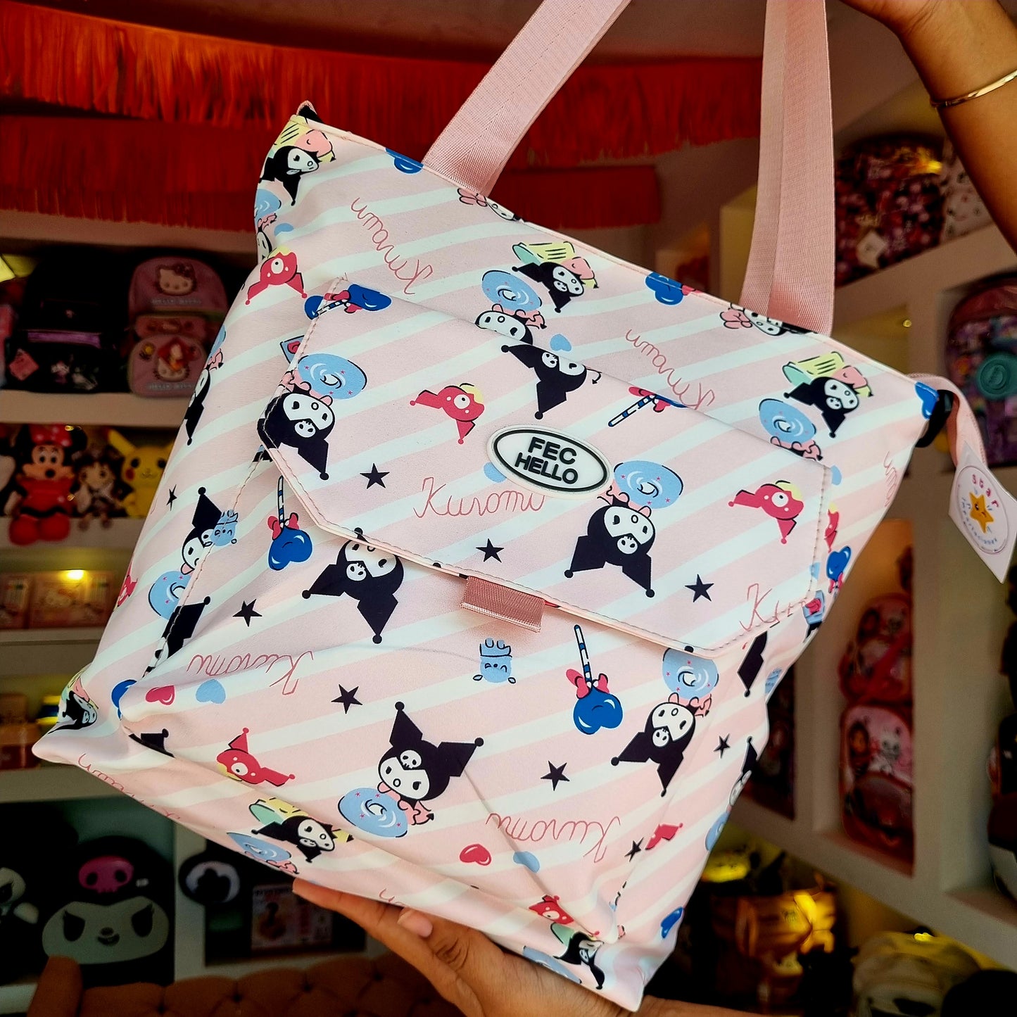 Bolsa de Rayas Kuromi