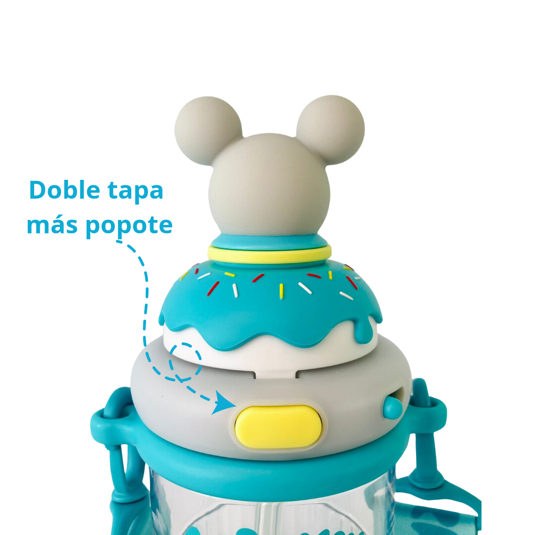 Termo Personajes Candy Doble Boquilla