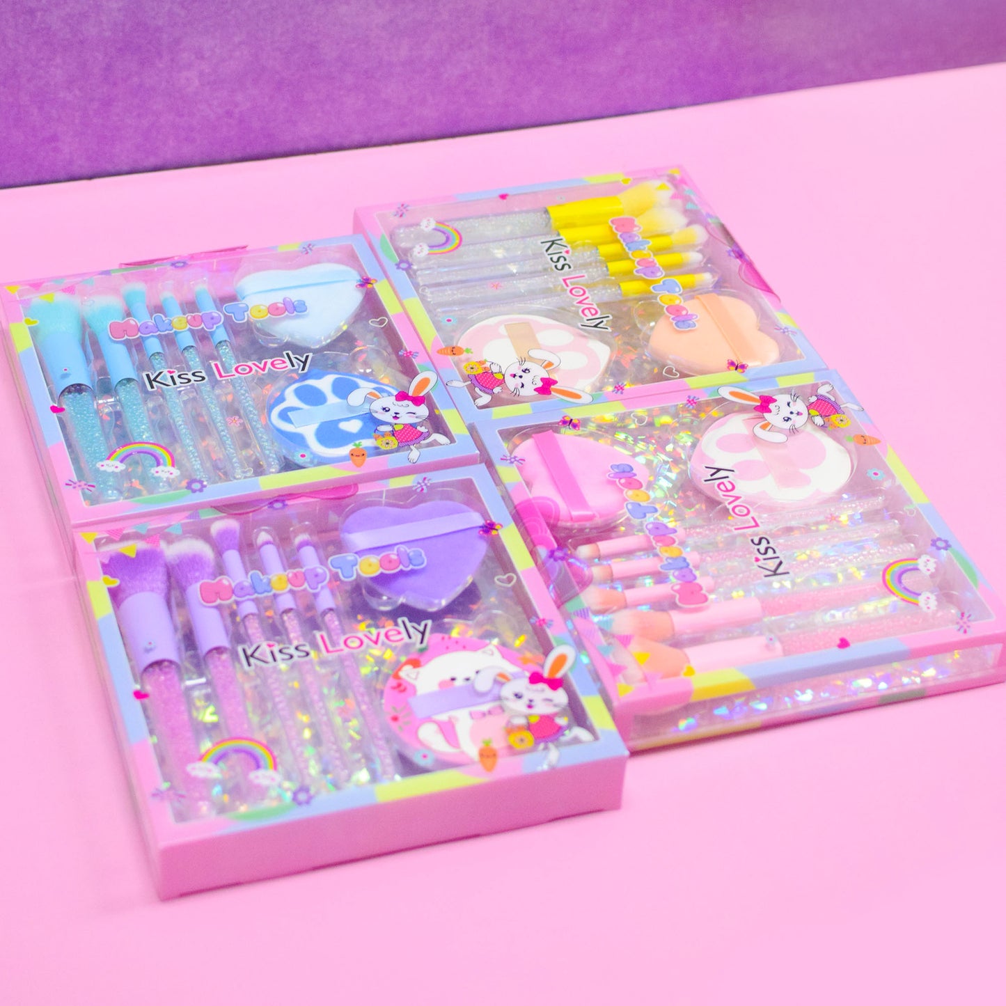 Set de 5 Brochas con 2 Puff