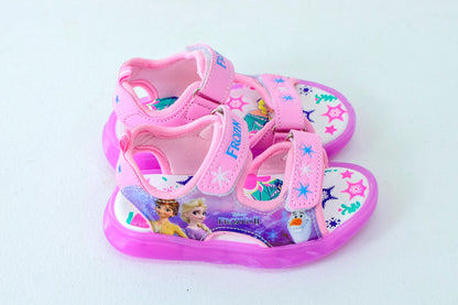 Sandalias Frozen de copitos con luz