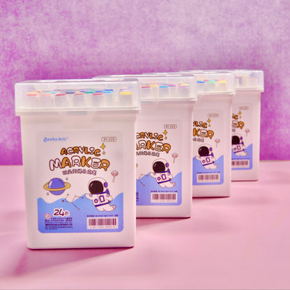 Plumones Acrílicos de Doble Punta