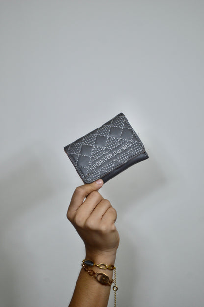 Tarjetero con diseño de rombos