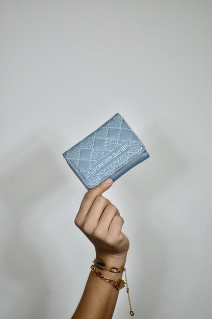 Tarjetero con diseño de rombos