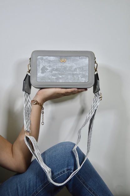 Crossbody Cuadrado de Terciopelo