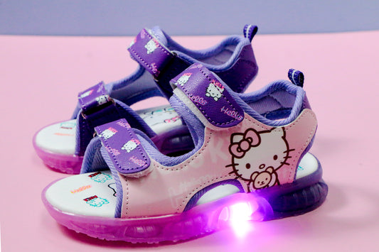 Sandalia de doble color de Hello Kitty con luz