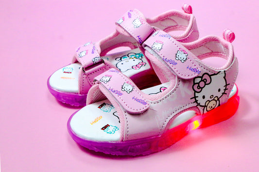 Sandalia de doble color de Hello Kitty con luz