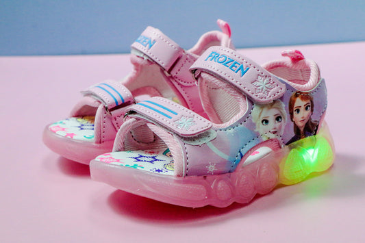 Sandalias Frozen de líneas con luz