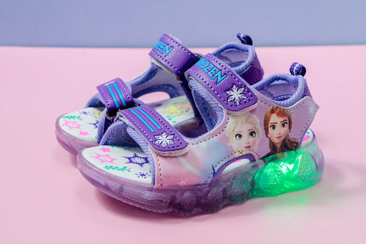 Sandalias Frozen de líneas con luz