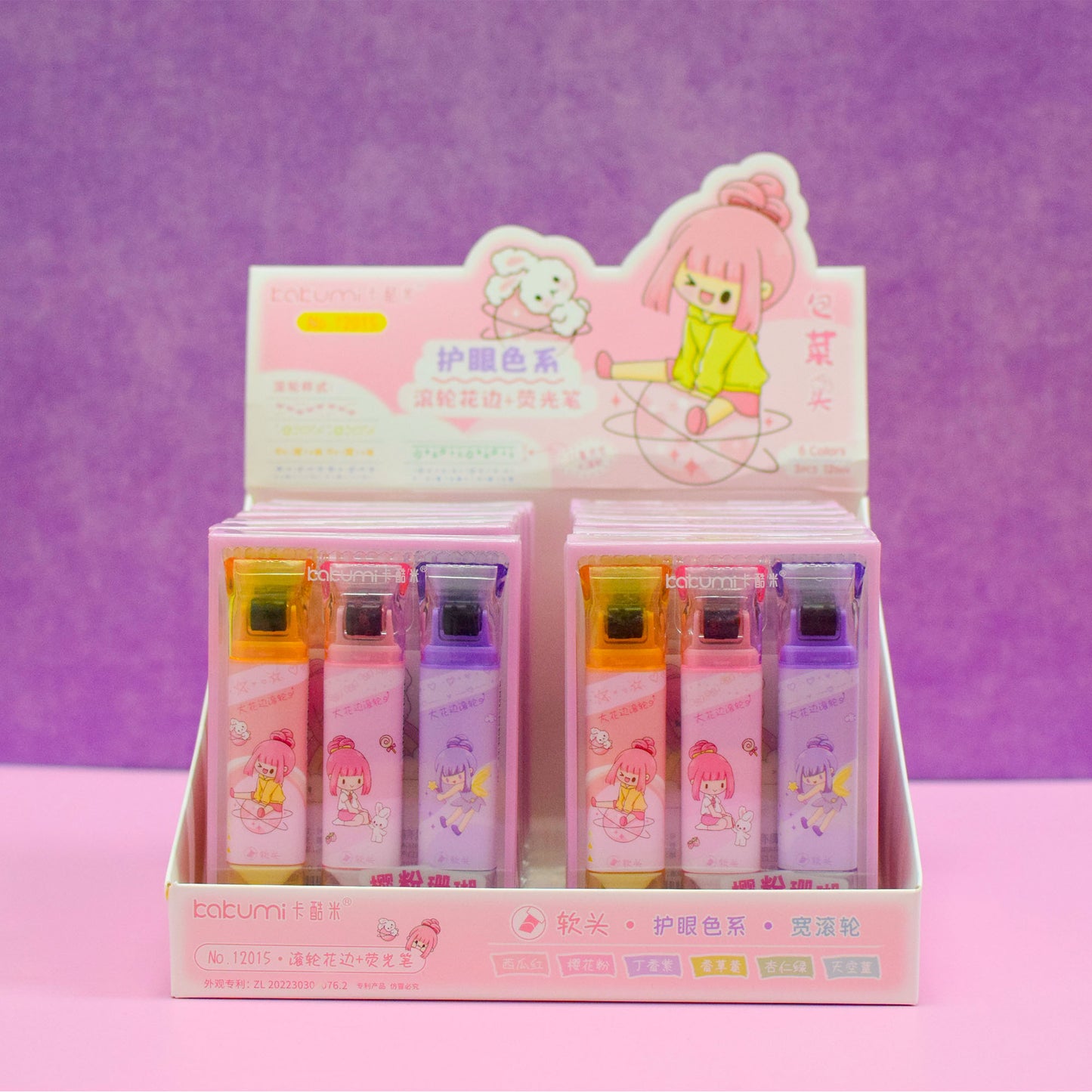 Plumones con Sello en Rollo