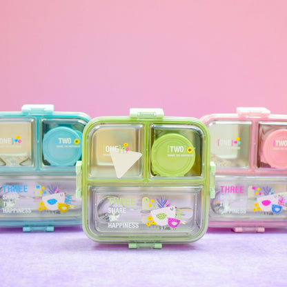 Lunch Box Acero Flores