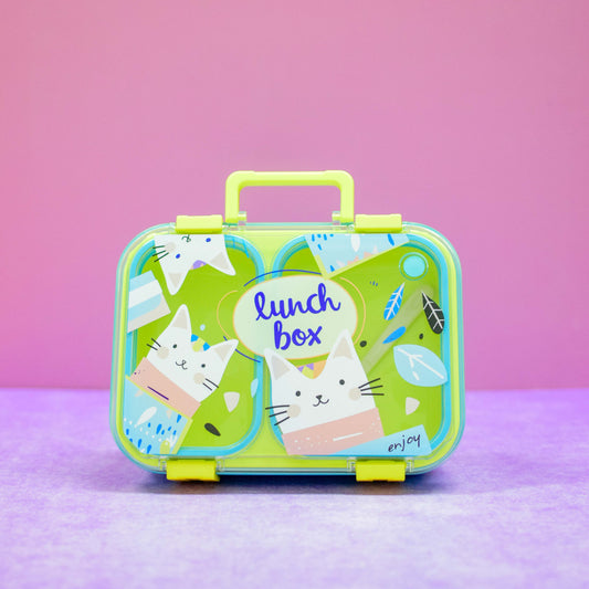 Lunch Box Gatito 2 Compartimentos